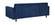 Lola Navy Blue Velvet Sofa by Meridian Furniture
