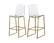 Lumen Gold Counter Stool (Set of 2) by Meridian Furniture