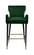 Luxe Green Velvet Counter Stool (Set of 2) by Meridian Furniture