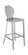 Maddox Chrome Stainless Steel Bar Stool (Set of 2) by Meridian Furniture