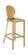 Maddox Gold Stainless Steel Bar Stool (Set of 2) by Meridian Furniture
