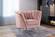 Margo Pink Velvet Chair by Meridian Furniture