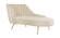 Margo Cream Velvet Chaise Lounge by Meridian Furniture