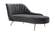 Margo Grey Velvet Chaise Lounge by Meridian Furniture