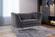 Margo Grey Velvet Loveseat by Meridian Furniture