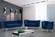 Margo Navy Blue Velvet Loveseat by Meridian Furniture