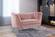 Margo Pink Velvet Loveseat by Meridian Furniture