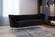 Margo Black Velvet Sofa by Meridian Furniture