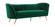 Margo Green Velvet Sofa by Meridian Furniture