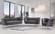 Margo Grey Velvet Sofa by Meridian Furniture