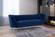 Margo Navy Blue Velvet Sofa by Meridian Furniture