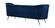 Margo Navy Blue Velvet Sofa by Meridian Furniture