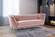Margo Pink Velvet Sofa by Meridian Furniture