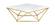 Mason Gold Coffee Table by Meridian Furniture