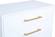 Maxine Rich White Chest by Meridian Furniture