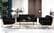 Mila Black Velvet Chair by Meridian Furniture