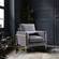 Mila Grey Velvet Chair by Meridian Furniture