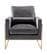 Mila Grey Velvet Chair by Meridian Furniture