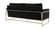 Mila Black Velvet Sofa by Meridian Furniture