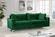 Naomi Green Velvet Sofa by Meridian Furniture