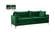 Naomi Green Velvet Sofa by Meridian Furniture