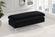 Naomi Black Velvet Ottoman Bench by Meridian Furniture
