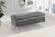 Naomi Grey Velvet Ottoman Bench by Meridian Furniture