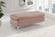Naomi Pink Velvet Ottoman Bench by Meridian Furniture