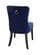 Nikki Navy Blue Velvet Dining Chairs (Set of 2) by Meridian Furniture