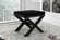 Nixon Black Velvet Ottoman Bench by Meridian Furniture