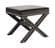 Nixon Grey Velvet Ottoman Bench by Meridian Furniture