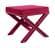 Nixon Pink Velvet Ottoman Bench by Meridian Furniture