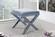 Nixon Sky Blue Velvet Ottoman Bench by Meridian Furniture