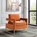 Noah Cognac Velvet Accent Chair by Meridian Furniture