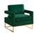 Noah Green Velvet Accent Chair by Meridian Furniture
