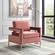 Noah Pink Velvet Accent Chair by Meridian Furniture