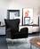 Opera Black Velvet Accent Chair by Meridian Furniture