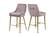 Owen Pink Velvet Counter Stool (Set of 2) by Meridian Furniture