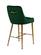 Owen Green Velvet Counter Stool (Set of 2) by Meridian Furniture
