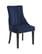 Oxford Navy Blue Velvet Dining Chairs (Set of 2) by Meridian Furniture