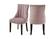 Oxford Pink Velvet Dining Chairs (Set of 2) by Meridian Furniture
