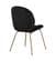 Paris Black & Gold Velvet Dining Chairs (Set of 2) by Meridian Furniture