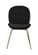 Paris Black & Gold Velvet Dining Chairs (Set of 2) by Meridian Furniture