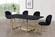 Paris Black & Gold Velvet Dining Chairs (Set of 2) by Meridian Furniture
