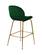 Paris Green Velvet Counter Stool (Set of 2) by Meridian Furniture