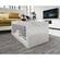 Paris Modern 47 Inch White Coffee Table by Meble Furniture