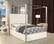 Porter White Velvet Bed by Meridian Furniture