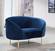 Ritz Navy Blue Velvet Chair by Meridian Furniture