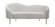 Ritz Cream Velvet Loveseat by Meridian Furniture