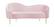Ritz Pink Velvet Loveseat by Meridian Furniture